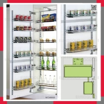 Tủ Kho Inox 4 Tầng Cánh Mở EuroGold MC040460