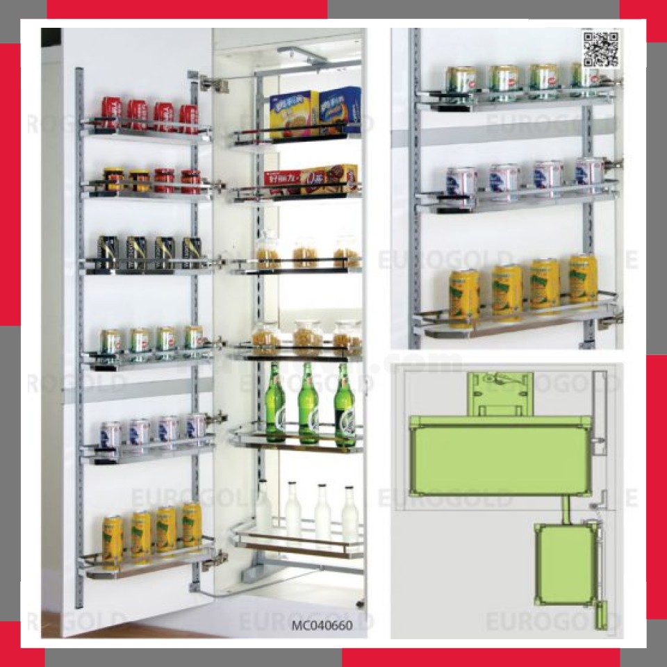 Tủ Kho Inox 6 Tầng Cánh Mở EuroGold MC040645