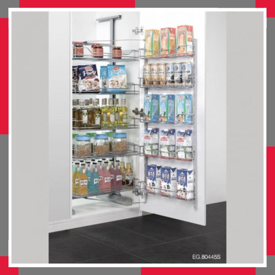Tủ Kho Inox Nan 4 Tầng Cánh Mở EuroGold EG80460S