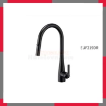 Vòi Nước Dây Rút Inox 304 Phủ Nano đen EuroGold EUF219DR