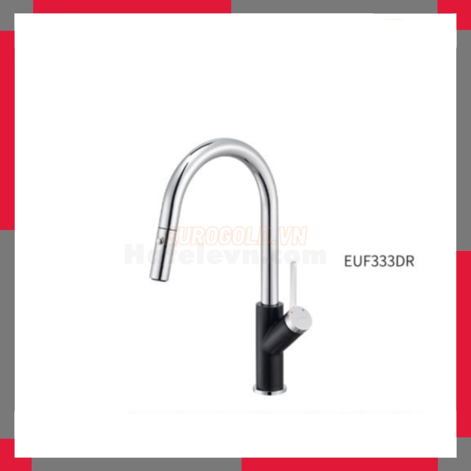 Vòi Nước Inox 304 Dây Rút EuroGold EUF333DR