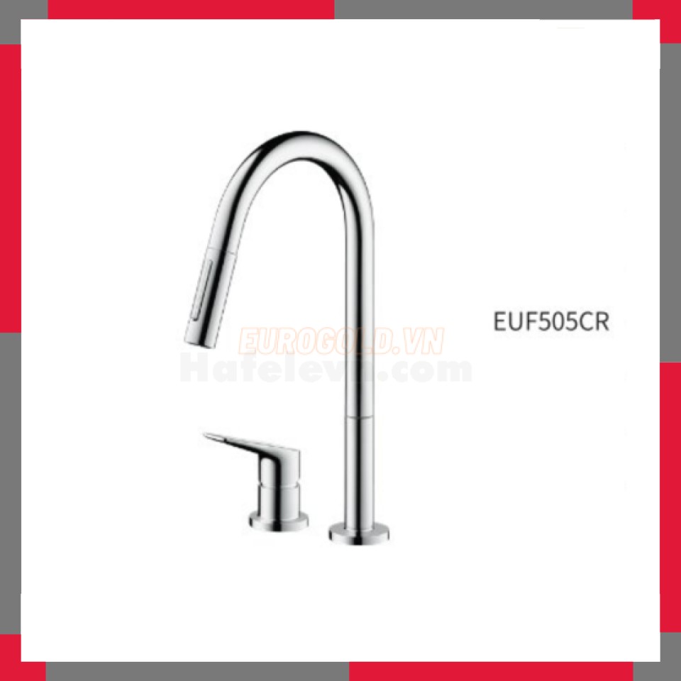 Vòi Nước Inox 304 Dây Rút EuroGold EUF505CR