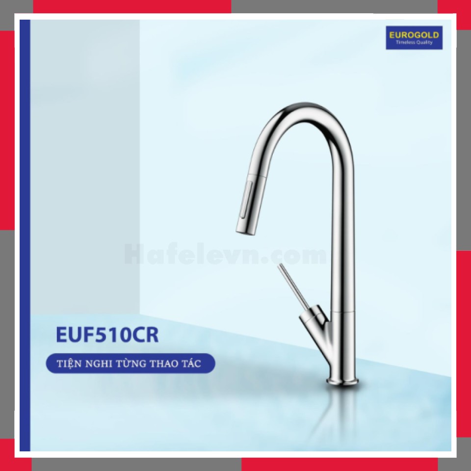 Vòi Nước Inox 304 Dây Rút EuroGold EUF510CR