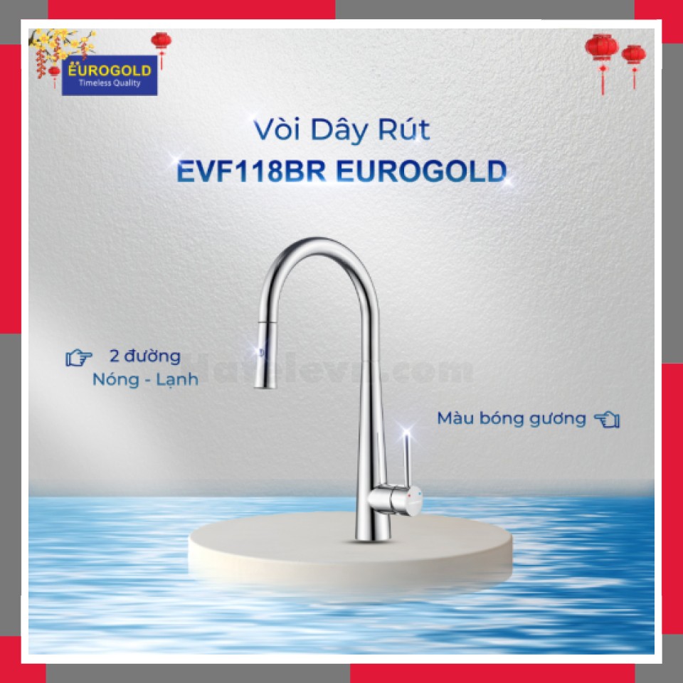Vòi Nước Inox 304 EuroGold EUF118BR