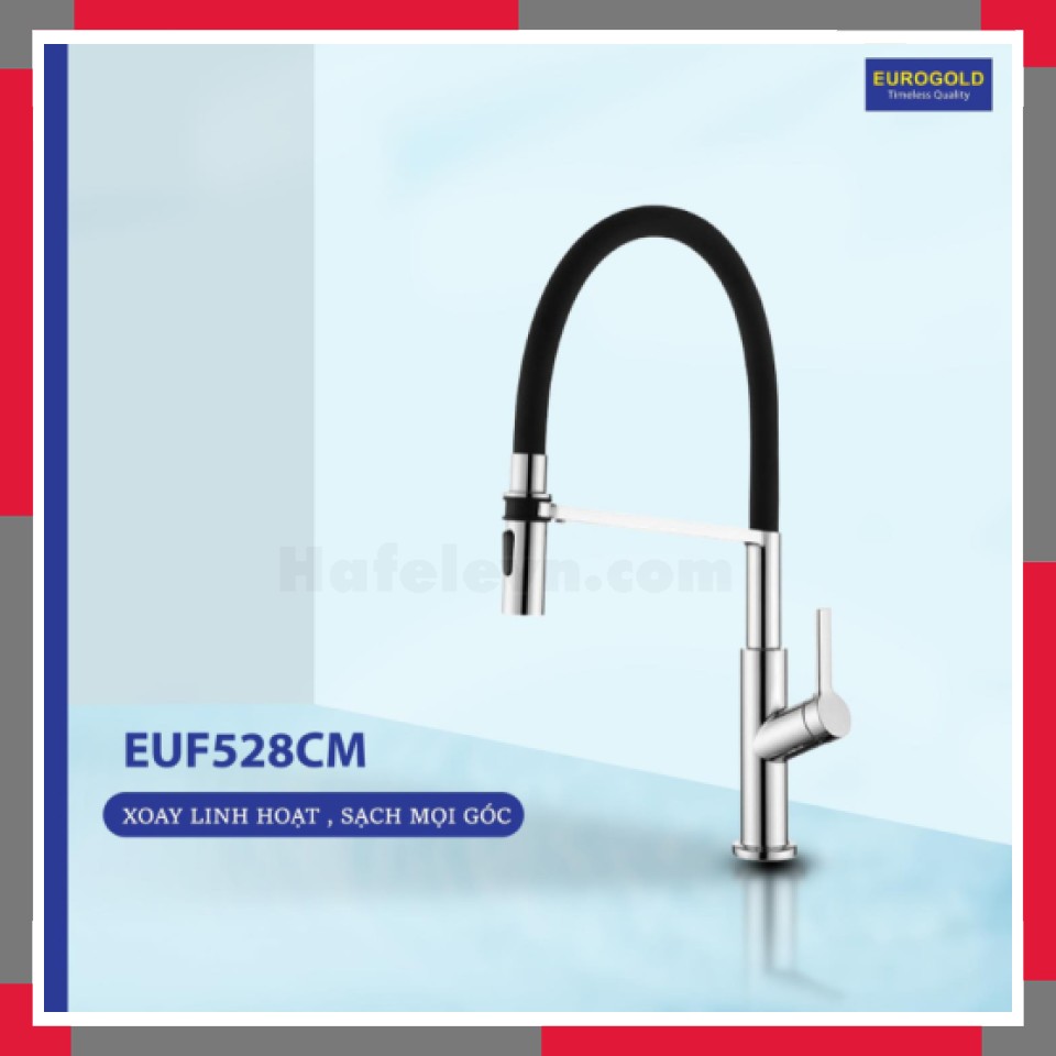 Vòi Rửa Bát Dây Rút EuroGold EUF528CM